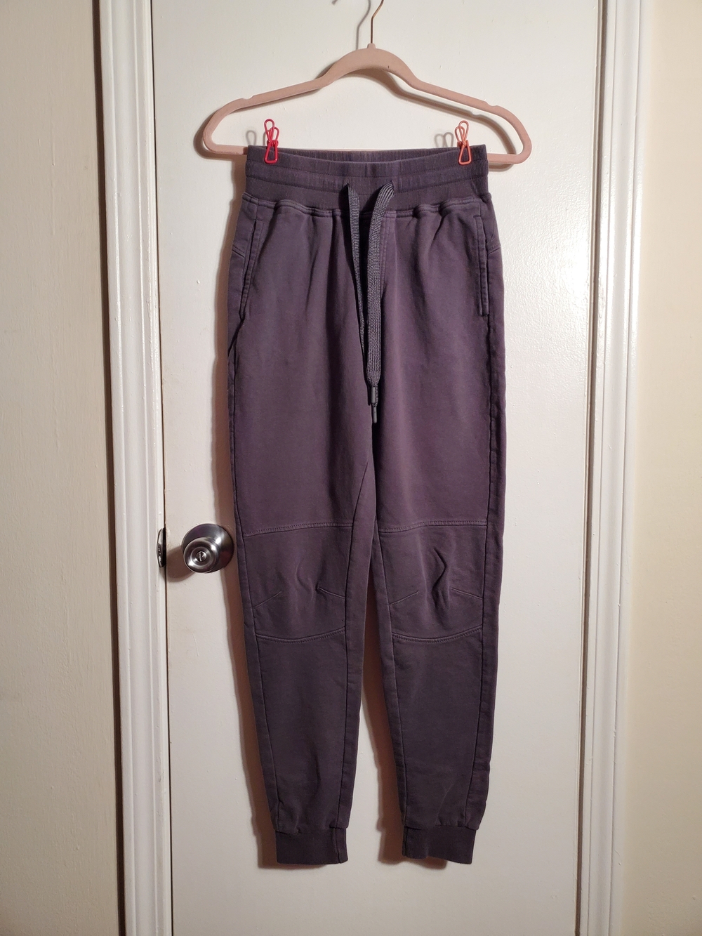 American Tall Grey Jogger Pants with Drawstring Waist